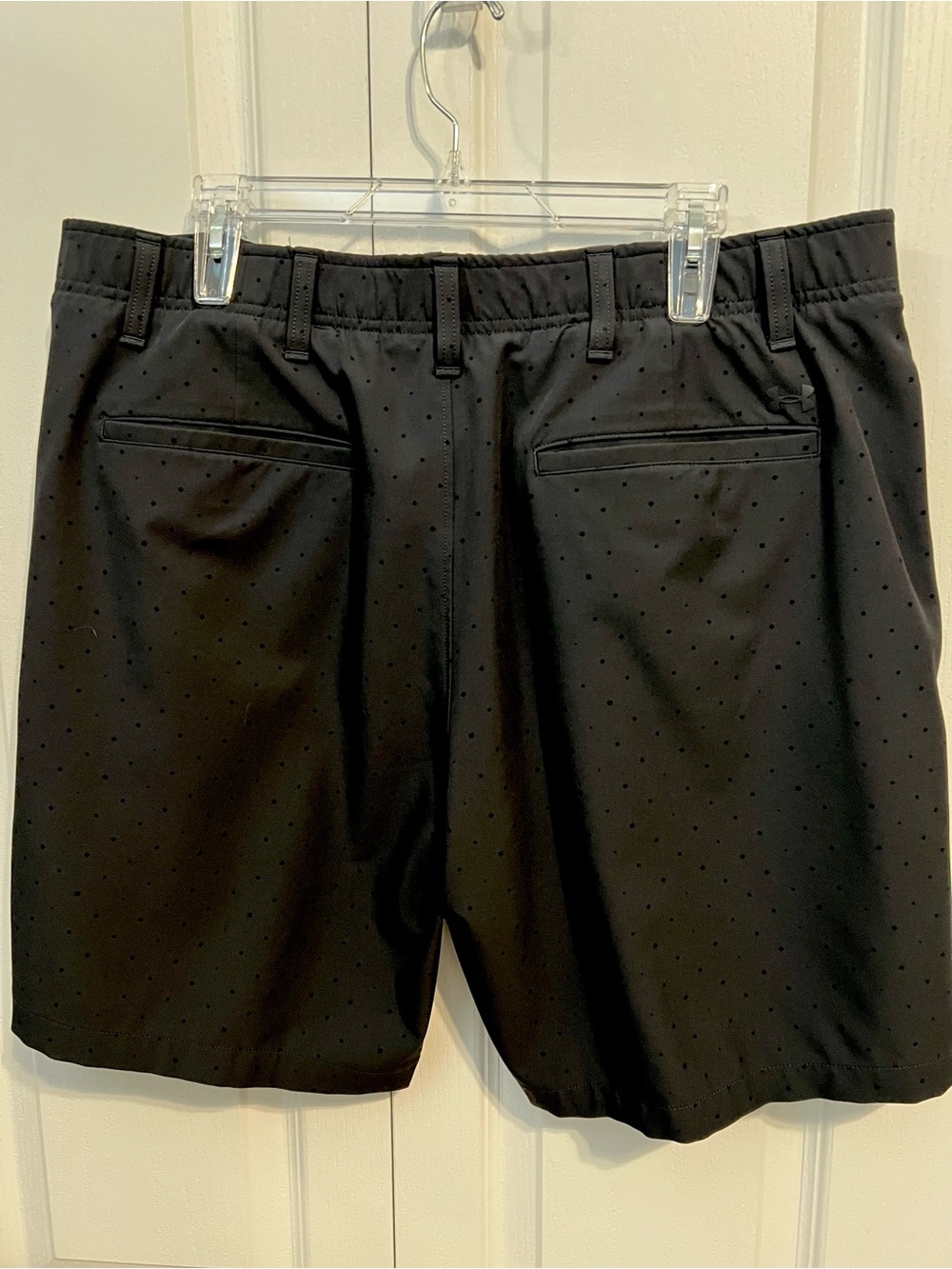 Under Armour Black Flat-Front Performance Shorts - Picture 2 of 4